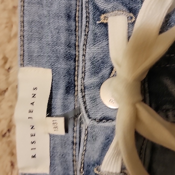 Women's Risen Tie Waist Jeans - Picture 4 of 8